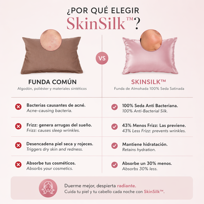 SkinSilk™ - Cabello cuidado, piel suave